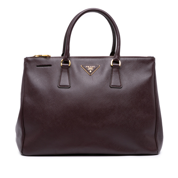 Pre-Loved Prada Large Saffiano Lux Galleria Double Zip Tote - Picture 1 of 12
